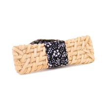 Load image into Gallery viewer, DALISAY Rattan Bow Tie
